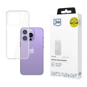 Husa de protectie 3mk Armor compatibil cu iPhone 14 Pro, Transparent