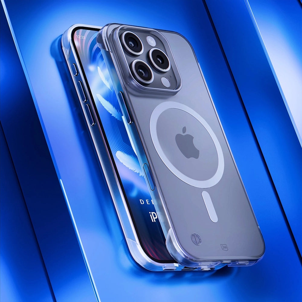 Husa de protectie 3mk Just20g MagCase compatibil cu iPhone 16 Pro, Transparent