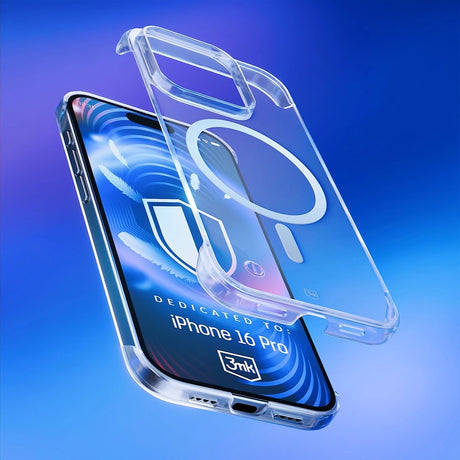 Husa de protectie 3mk Just20g MagCase compatibil cu iPhone 16 Pro, Transparent
