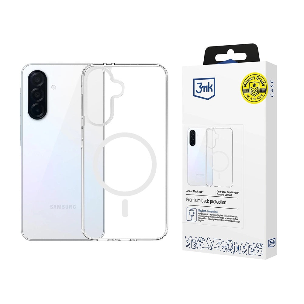 Husa de protectie 3mk Armor MagCase compatibil cu Samsung Galaxy A36 5G, Transparent