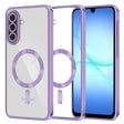 Husa de protectie Techsuit Luxury Crystal MagSafe compatibil cu Samsung Galaxy A17 5G / A17 4G / M17 / F17, Mov Deschis