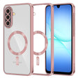 Husa de protectie Techsuit Luxury Crystal MagSafe compatibil cu Samsung Galaxy A17 5G / A17 4G / M17 / F17, Roz
