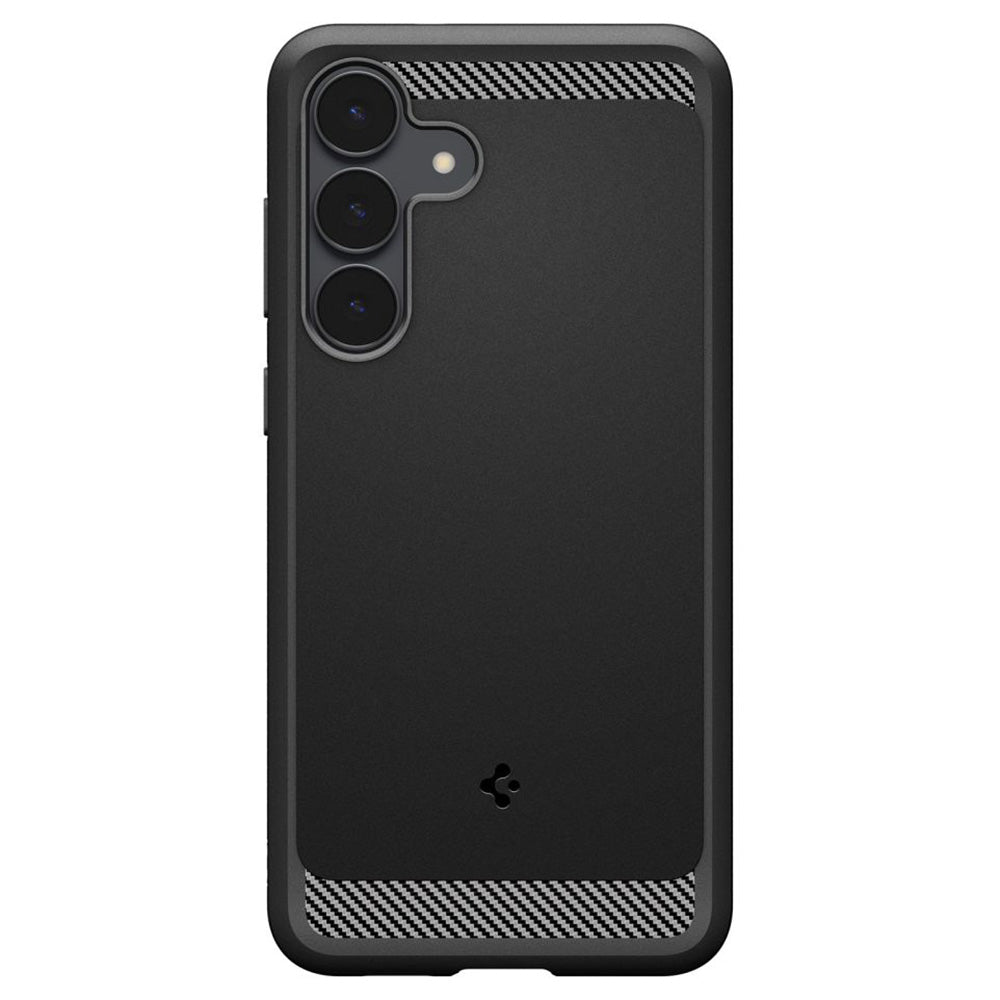 Husa de protectie Spigen Rugged Armor (ACS10025) compatibil cu Samsung Galaxy S25 FE, Negru Mat