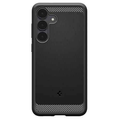 Husa de protectie Spigen Rugged Armor (ACS10025) compatibil cu Samsung Galaxy S25 FE, Negru Mat