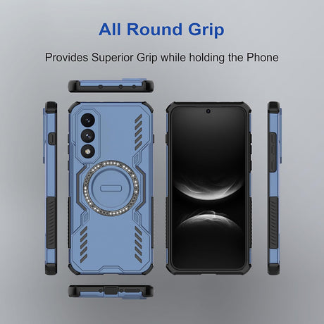 Husa de protectie Techsuit ArmorMag compatibil cu OnePlus Nord 5, Albastru