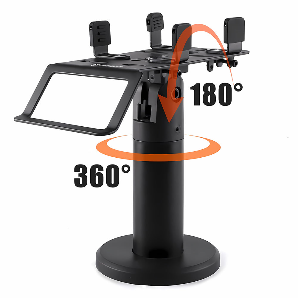 Suport Techsuit POS Stand PayNest (POS1), 270° Horizontal Rotation, Tilt up to 30°, Hold Steadily, 3M Adhesive, Negru