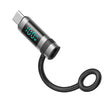 Adaptor Mcdodo Adapter Pigeon Series (OT-2620), with Silicone Hook, Aluminium Alloy, USB-C to USB-C, 240W, Portable Design, Negru
