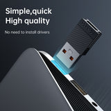 Adaptor Mcdodo OTG Adapter (OT-6970), Type-C to USB 3.0 Convertor, Ultra-fast Data Sync, TPE, 5A, Negru