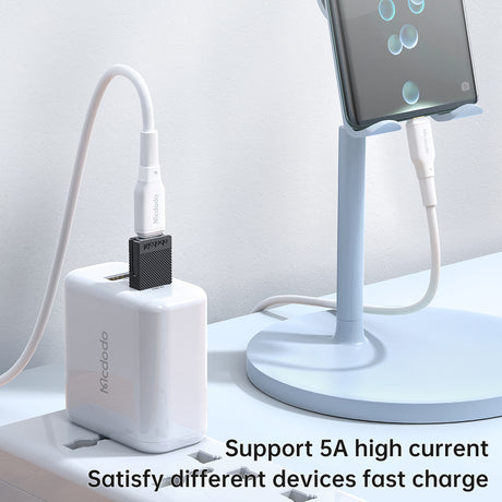 Adaptor Mcdodo OTG Adapter (OT-6970), Type-C to USB 3.0 Convertor, Ultra-fast Data Sync, TPE, 5A, Negru