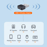 Adaptor Mcdodo Wireless Adapter (OT-1580), USB, BT Version V5.1, ABS, Negru