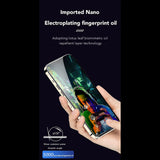 Folie de protectie ANANK 2.5D Anti-fingerprint compatibil cu iPhone 14, Negru