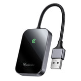 Gadget Mcdodo CarPlay Adapter (CA-7210), Wireless, USB, 1A, Bluetooth 2.1+EDR/3.0/4.X/5, A7 Chip, Support OTA, Siri, Negru