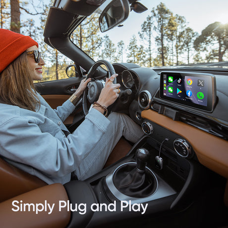 Gadget Mcdodo CarPlay Adapter (CA-7210), Wireless, USB, 1A, Bluetooth 2.1+EDR/3.0/4.X/5, A7 Chip, Support OTA, Siri, Negru