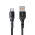 Cablu Mcdodo (CA-2271), USB to Type-C, Nylon Braided, Aluminum Alloy, Support QC4.0/3.0, 1m, Negru