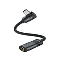 Adaptor Mcdodo Audio Adapter (CA-1880), Type-C to Type-C, 3.5mm, PD60W Charging+ Music Play+Call Function, 0.1m, Negru