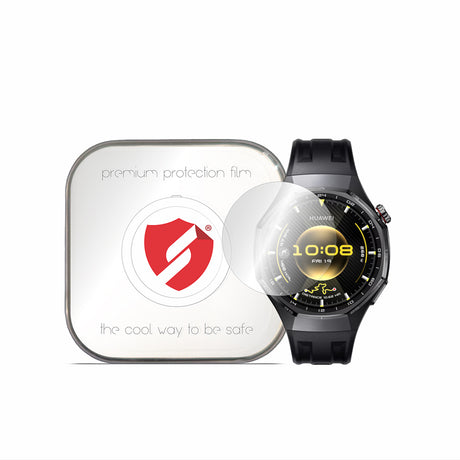 Folie de protectie smartwatch Smart Protection Premium Classic (set de 4) compatibil cu Huawei Watch GT 6 Pro, Transparent