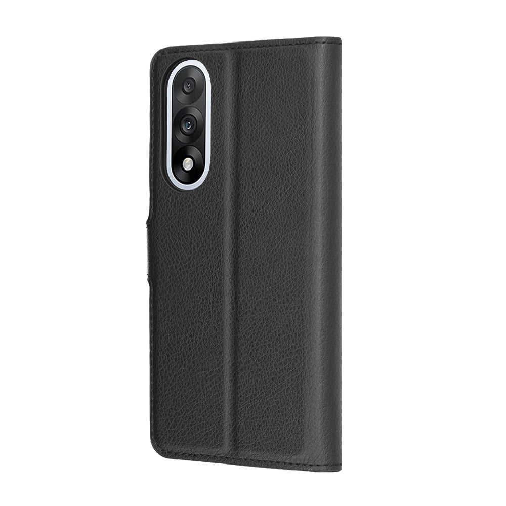Husa de protectie Techsuit Leather Folio compatibil cu OnePlus Nord 5, Negru