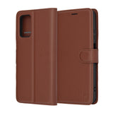 Husa de protectie Techsuit Leather Folio compatibil cu Motorola Moto G05 / E15, Maro