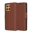 Husa de protectie Techsuit Leather Folio compatibil cu Motorola Moto G15 / G15 Power / G17 / G17 Power, Maro