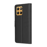 Husa de protectie Techsuit Leather Folio compatibil cu Motorola Moto G15 / G15 Power / G17 / G17 Power, Negru