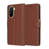 Husa de protectie Techsuit Leather Folio compatibil cu Xiaomi Redmi A5 4G (Standard), Maro