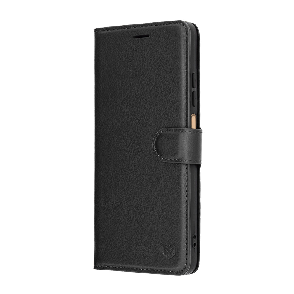 Husa de protectie Techsuit Leather Folio compatibil cu Xiaomi Redmi A5 4G (Standard), Negru