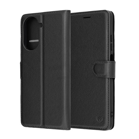 Husa de protectie Techsuit Leather Folio compatibil cu Xiaomi Redmi A5 4G (Standard), Negru