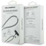 Cablu Karl Lagerfeld Choupette Charm (KLCCUCNMSCKIG), Type-C to Type-C, Universal, Gri