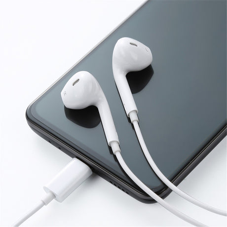 Casti Mcdodo Wired Earphones Element Series (HP-6071), In-Ear, Type-C, 1.2m, Alb