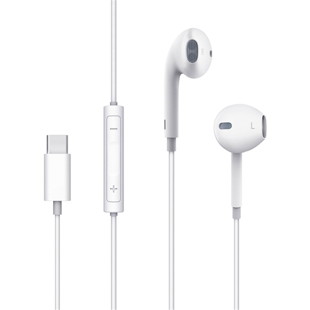 Casti Mcdodo Wired Earphones Element Series (HP-6071), In-Ear, Type-C, 1.2m, Alb