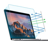 Husa de protectie MacBook Techsuit VisionProX Anti-Blue Light compatibil cu Laptop 14" 16:10 (302 x 189mm), Transparent