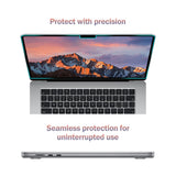 Husa de protectie MacBook Techsuit VisionProX Anti-Blue Light compatibil cu MacBook Air 13" (2018/2017/2020), Transparent