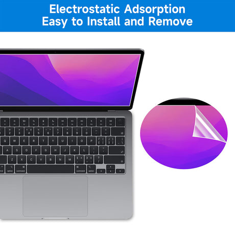 Husa de protectie MacBook Techsuit VisionProX Anti-Blue Light compatibil cu MacBook Pro 13" (2016/2018/2019/2020/2022), Transparent Mat