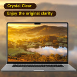 Husa de protectie MacBook Techsuit VisionProX Anti-Blue Light compatibil cu MacBook Air 13" 2024, Transparent Mat