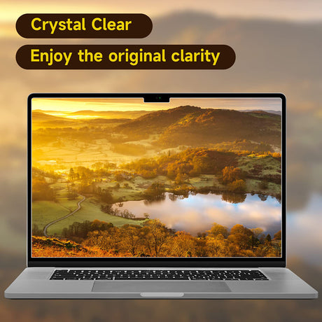 Husa de protectie MacBook Techsuit VisionProX Anti-Blue Light compatibil cu MacBook Air 13" 2024, Transparent Mat