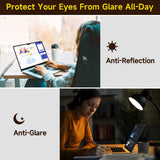 Husa de protectie MacBook Techsuit VisionProX Anti-Blue Light compatibil cu MacBook Air 13" 2024, Transparent Mat