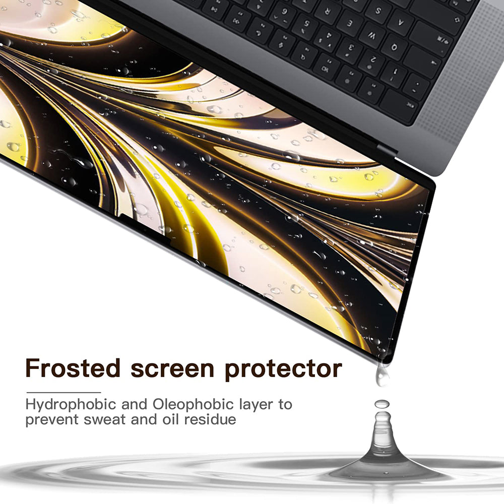 Husa de protectie MacBook Techsuit VisionProX Anti-Blue Light compatibil cu MacBook Air 13" 2024, Transparent Mat