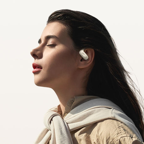 Casti Mcdodo OWS Air O2 Series (HP-8051), Open-Ear, Bluetooth V5.4, Ergonomic Design, Bej