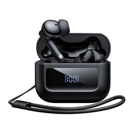 Casti Mcdodo B04 Series (HP-3290), Bluetooth V5.3, IPX4, True Wireless, Digital Display, with Lanyard, Negru