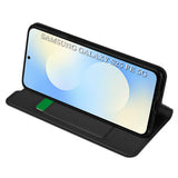 Husa de protectie Techsuit Magskin Book compatibil cu Samsung Galaxy S25 FE, Negru