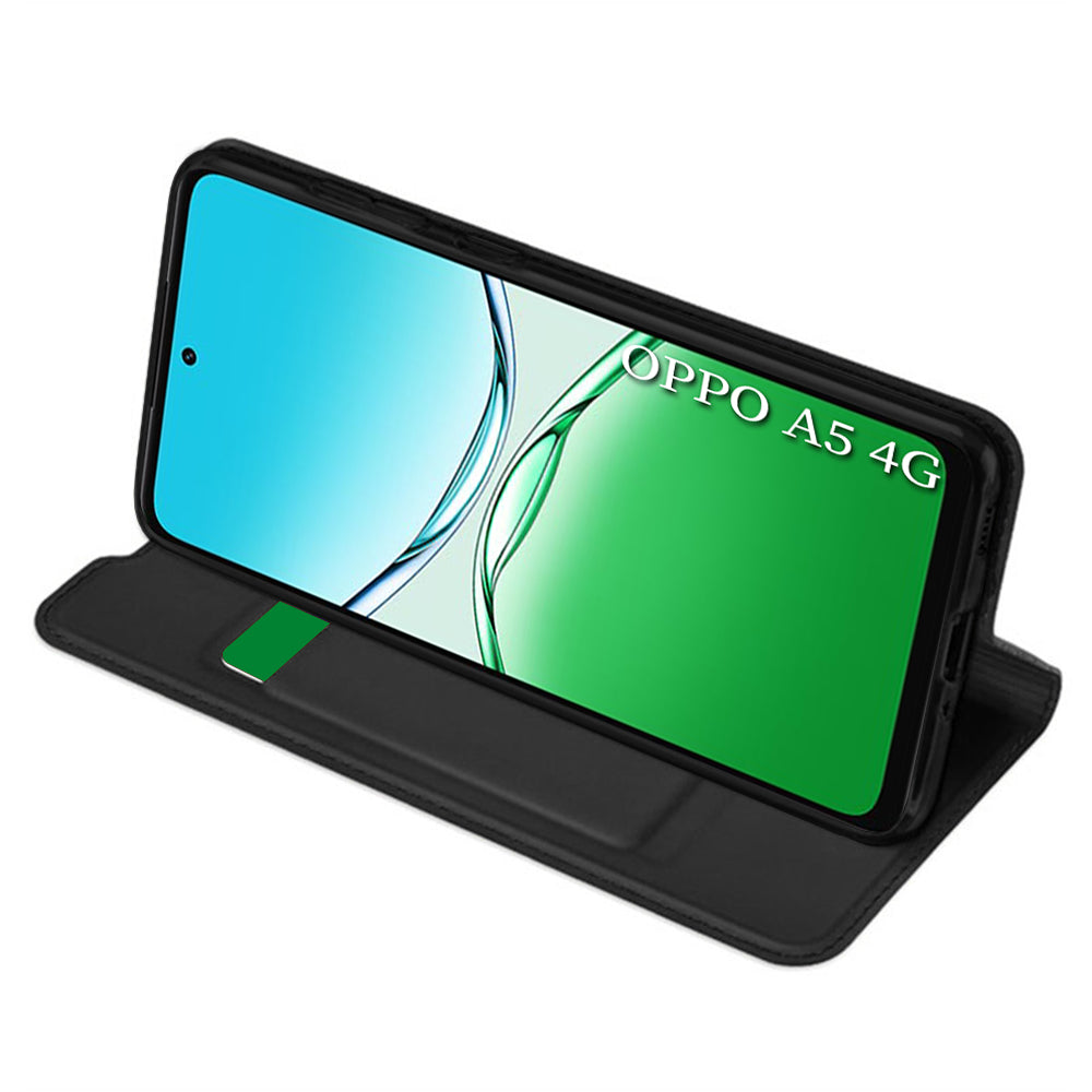 Husa de protectie Techsuit Magskin Book compatibil cu Oppo A5 4G / A5 5G, Negru