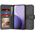 Husa de protectie Techsuit Diary Book compatibil cu Oppo Reno14 F / Reno14 FS 5G, Negru
