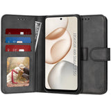 Husa de protectie Techsuit Diary Book compatibil cu Honor 400 Smart 5G / 400 Smart 4G / X7d 4G, Negru