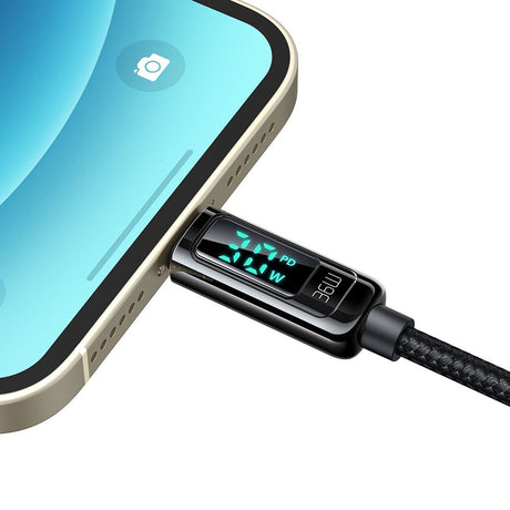 Cablu Mcdodo (CA-8810), USB-C to Lightning, 36W, Digital Display, 1.2m, Negru