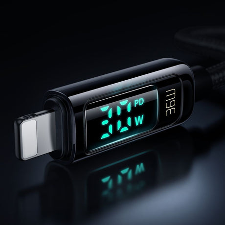 Cablu Mcdodo (CA-8810), USB-C to Lightning, 36W, Digital Display, 1.2m, Negru