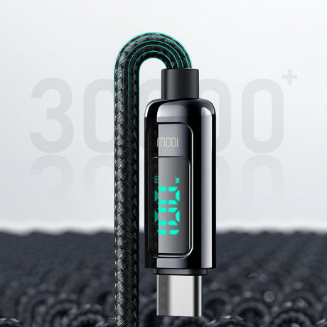Cablu Mcdodo (CA-8820), USB-C to USB-C, 100W, Digital Display, 1.2m, Negru