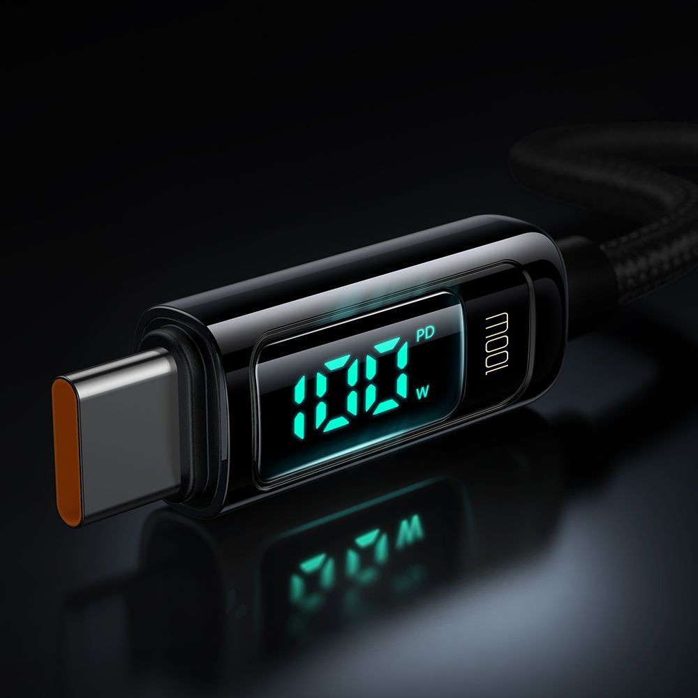 Cablu Mcdodo (CA-8820), USB-C to USB-C, 100W, Digital Display, 1.2m, Negru