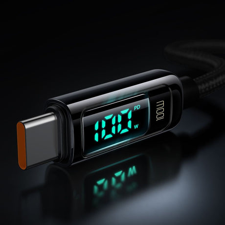 Cablu Mcdodo (CA-8820), USB-C to USB-C, 100W, Digital Display, 1.2m, Negru