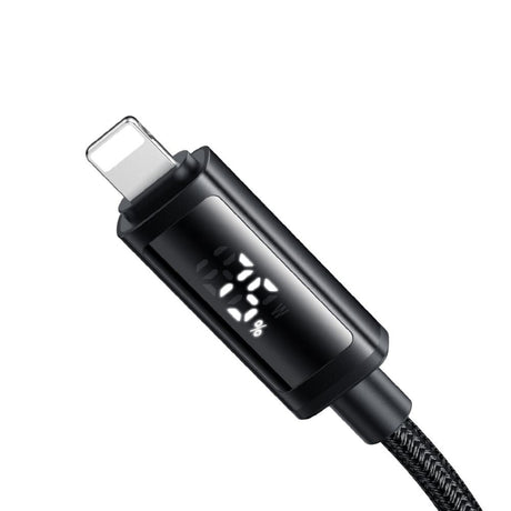 Cablu Mcdodo (CA-7970), USB-A to Lightning, Dual LED Display, 3A, 1.2m, Negru