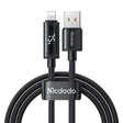 Cablu Mcdodo (CA-7970), USB-A to Lightning, Dual LED Display, 3A, 1.2m, Negru